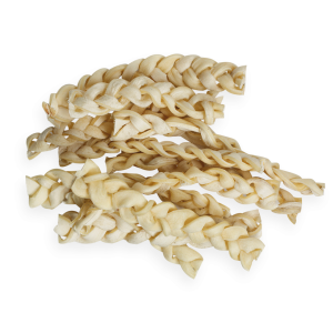 Pelle di agnello intrecciata